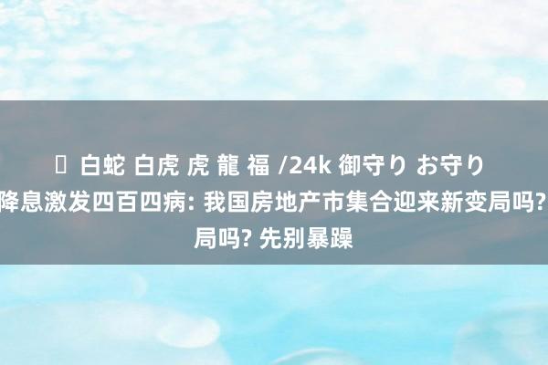 ✨白蛇 白虎 虎 龍 福 /24k 御守り お守り 好意思国降息激发四百四病: 我国房地产市集合迎来新变局吗? 先别暴躁