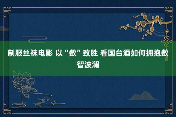 制服丝袜电影 以“数”致胜 看国台酒如何拥抱数智波澜