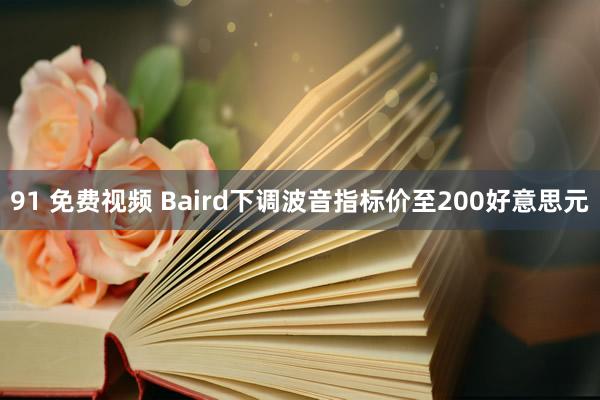 91 免费视频 Baird下调波音指标价至200好意思元