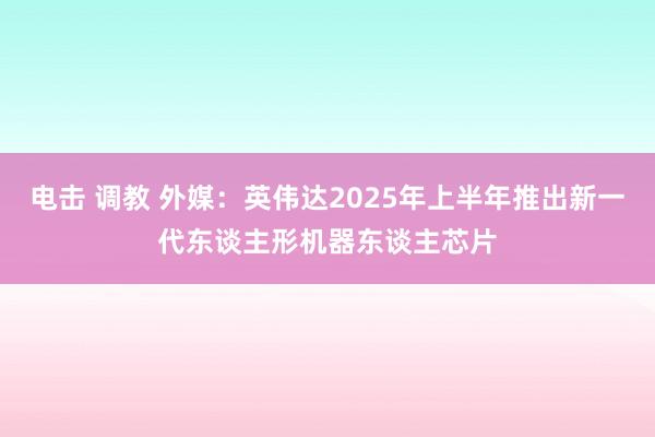 电击 调教 外媒：英伟达2025年上半年推出新一代东谈主形机器东谈主芯片