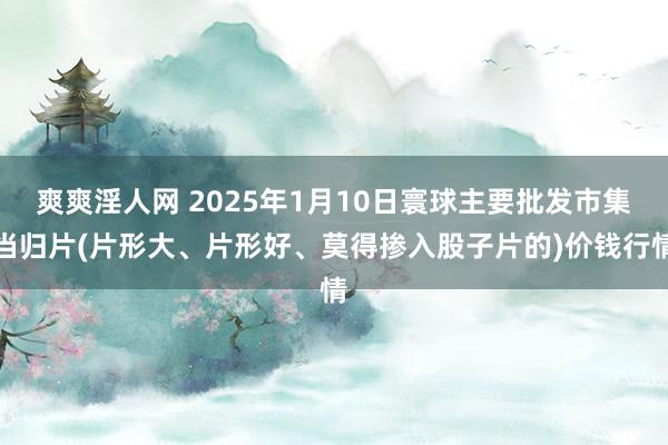 爽爽淫人网 2025年1月10日寰球主要批发市集当归片(片形大、片形好、莫得掺入股子片的)价钱行情