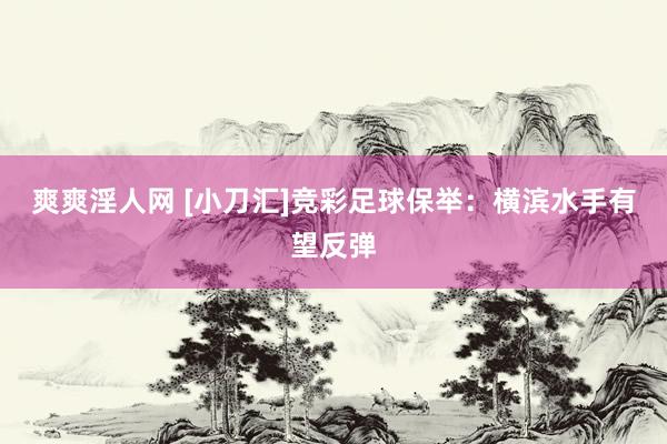 爽爽淫人网 [小刀汇]竞彩足球保举：横滨水手有望反弹